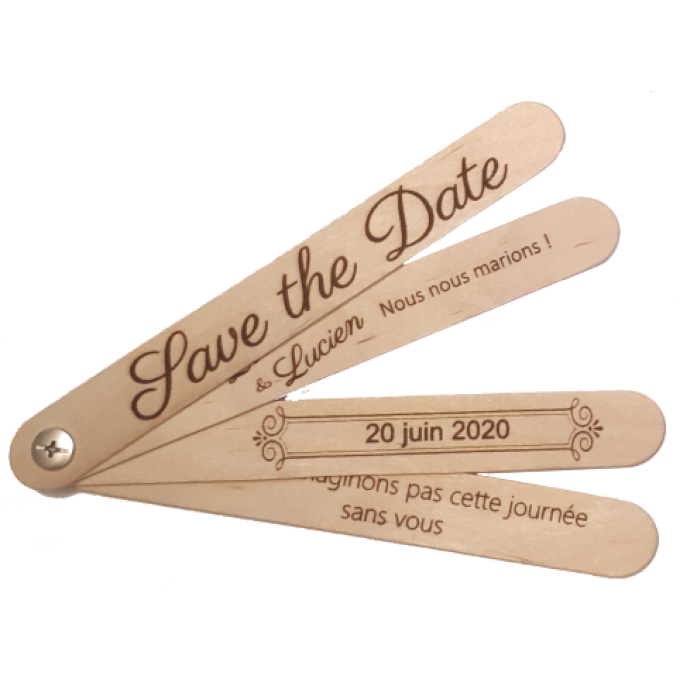 'SAVE THE DATE' Éventail