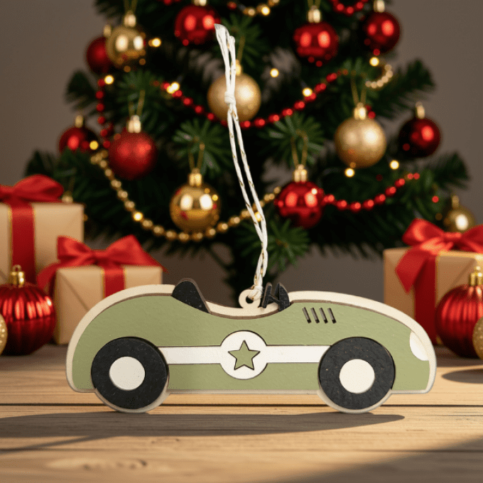 voiture kaki