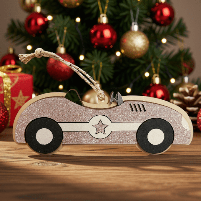 voiture rose