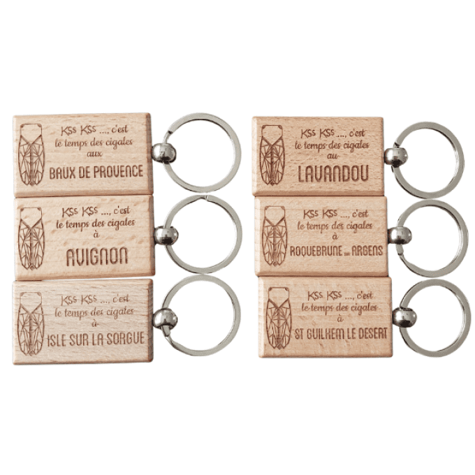PACK 10 Porte-clés Personnalisables