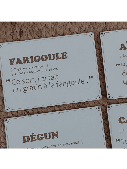  Carte Mots du Sud - Tête d'Aï