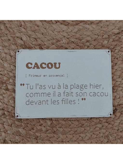  Carte Mots du Sud - Cacou