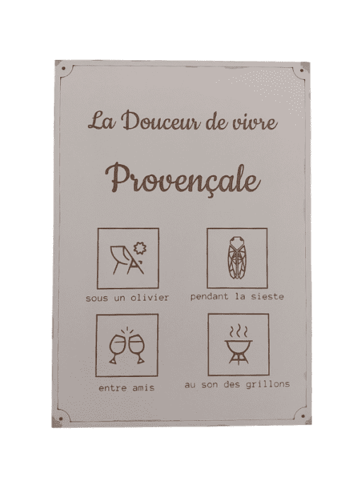  Affiche La Douceur de Vivre Provençale