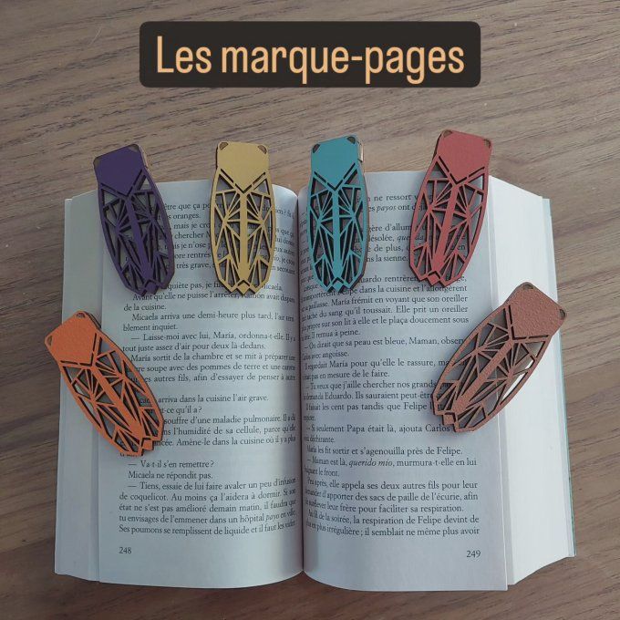 MARQUE PAGES CIGALE 