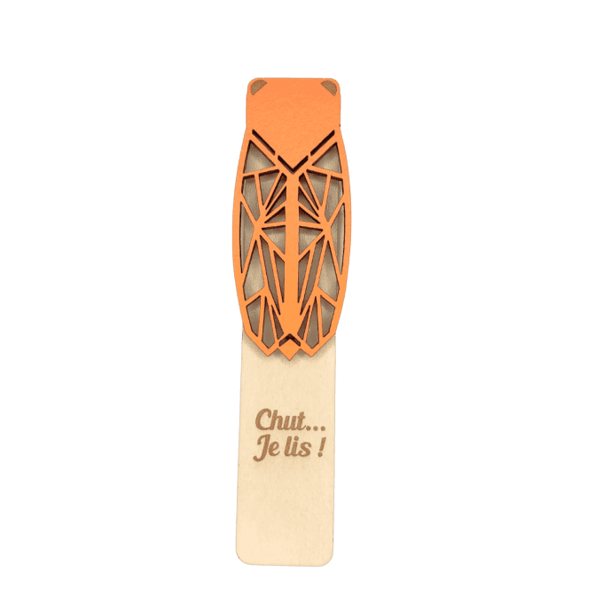 MARQUE PAGES CIGALE ORANGE