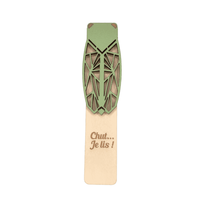 MARQUE PAGES CIGALE VERT FOREST