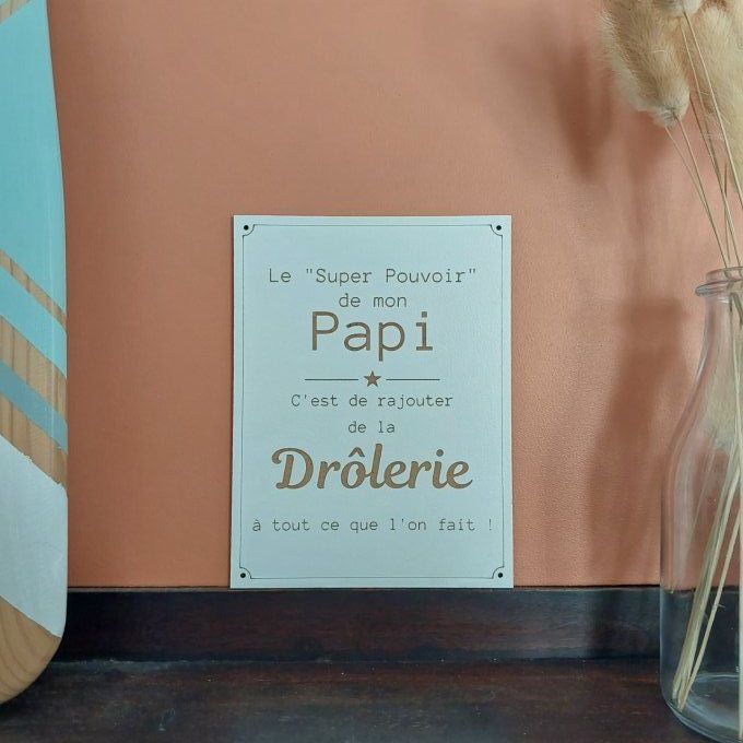 Affiche "Le super pouvoir de Papi"